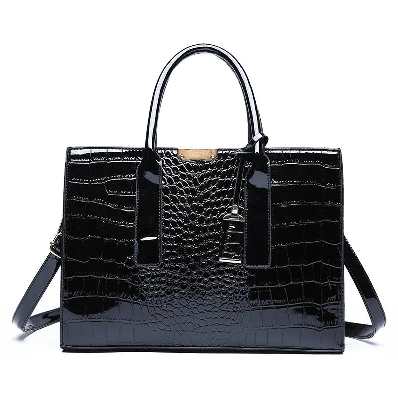 Elegant Crocodile Print Handbag – Sophisticated Style for Every Occasion